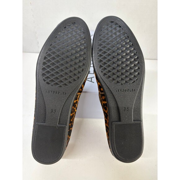 Aerosoles Women's Betunia Leopard Tan Cow Fur Print Slip-On Loafers Flats 9.5M - Picture 6 of 6